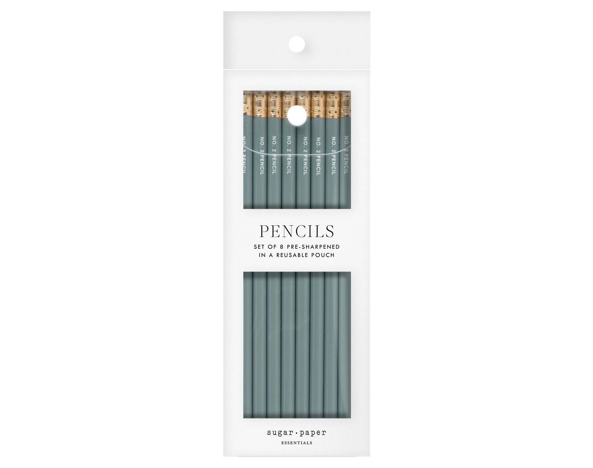 Sugar Paper Essentials 8pk Drawing Pencils Deep Green