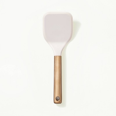 Stainless Steel with Silicone Cookie Spatula Dark Gray - Figmint™