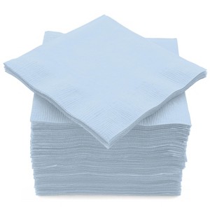 SparkSettings Beverage Napkins, 5” x 5” 2 Ply Paper Napkins, Pack of 100 - 1 of 4