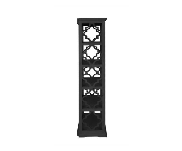 Anthony 72" 5 Shelf Painted Bookcase Black - Powell Company