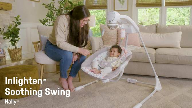 Ingenuity Soothing Baby Swing - Nally, 2 of 23, play video