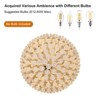 DOMETOUR Gold Modern Crystal Chandelier, Large Ceiling Light for Dining, Living, Bedroom (Bulb Not Included) - 4 of 4