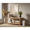 Elegant Lighting Rectangle Cornhusk Mirror 40x40 in Linen White - 3 of 4