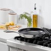 Cuisinart 12" Classic Stainless Ceramic Nonstick Skillet: Dishwasher-Safe, Stay-Cool Handle, Even-Heating, Silver - 2 of 3