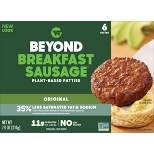 Beyond Meat Beyond Breakfast Sausage Original Plant-Based Breakfast Patties - Frozen - 7.4oz