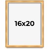 PosterPalooza | Minimalist Shadow Box Brown Picture Frame - UV Acrylic, Backing, Hanging Hardware - 2 of 4