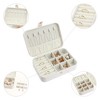 Unique Bargains Small Portable PU Leather Travel Jewelry Box - 3 of 4
