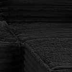 (4 seater+2 ottoman),black