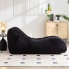 Bean Bag Lounger Modern with Ergonomic Support for Living Room 30in Wide-3irtyhousy - 2 of 4
