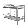 Whisen Sturdy Twin-Over-Twin Bunk Bed, Steel Frame, Full Guardrails, Sturdy Stability & Convertible to 2 Beds - 4 of 4