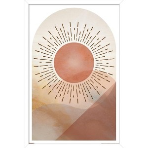Trends International Reinders: Abstract - Abstract Sun Framed Wall Poster Prints - 1 of 4