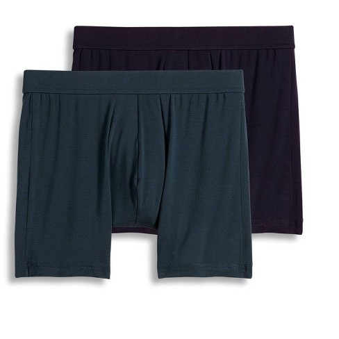Jockey Men's Supersoft Modal 4 Boxer Brief - 2 Pack S Nerves Of Steel/Just  Past Midnight