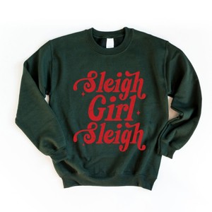 Sleigh Girl Sleigh Sparkle Distressed - Women's Graphic Sweatshirt - 1 of 4