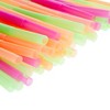 Okuna Outpost 200 Pck Plastic Extra Long Straws for Birthday Party, 13 Inch Disposable Drinking Straws for Cocktails, 4 Rainbow Colors - 4 of 4