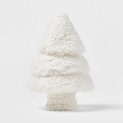 Sherpa Shaped Christmas Tree Ivory - Threshold™