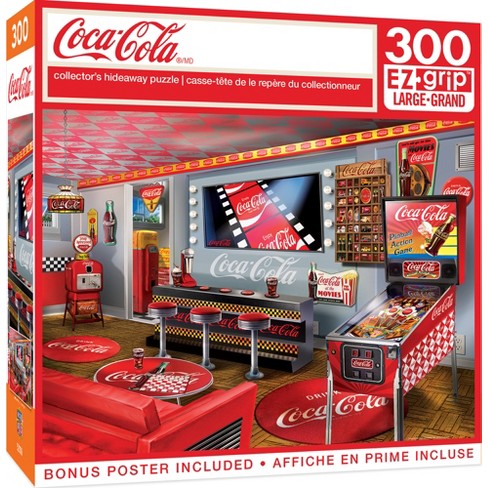 MasterPieces 300 Piece EZ Grip Puzzle - Coke Collector's Hideaway - 18x24