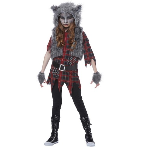 California Costumes Werewolf Girl Child Costume, Large : Target