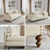 Hrinhom 75.2" W Upholstered Sofa Chair,Modern Chaise Lounge Chair with Pillows and Wood Legs - 2 of 4