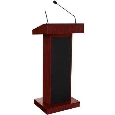 Hampden Furnishings Orator Lectern Lecture Podium Mahogany: Modern ...