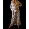 Women's Cheetah Print High Low Pullover Top - Look Mode USA - 2 of 4