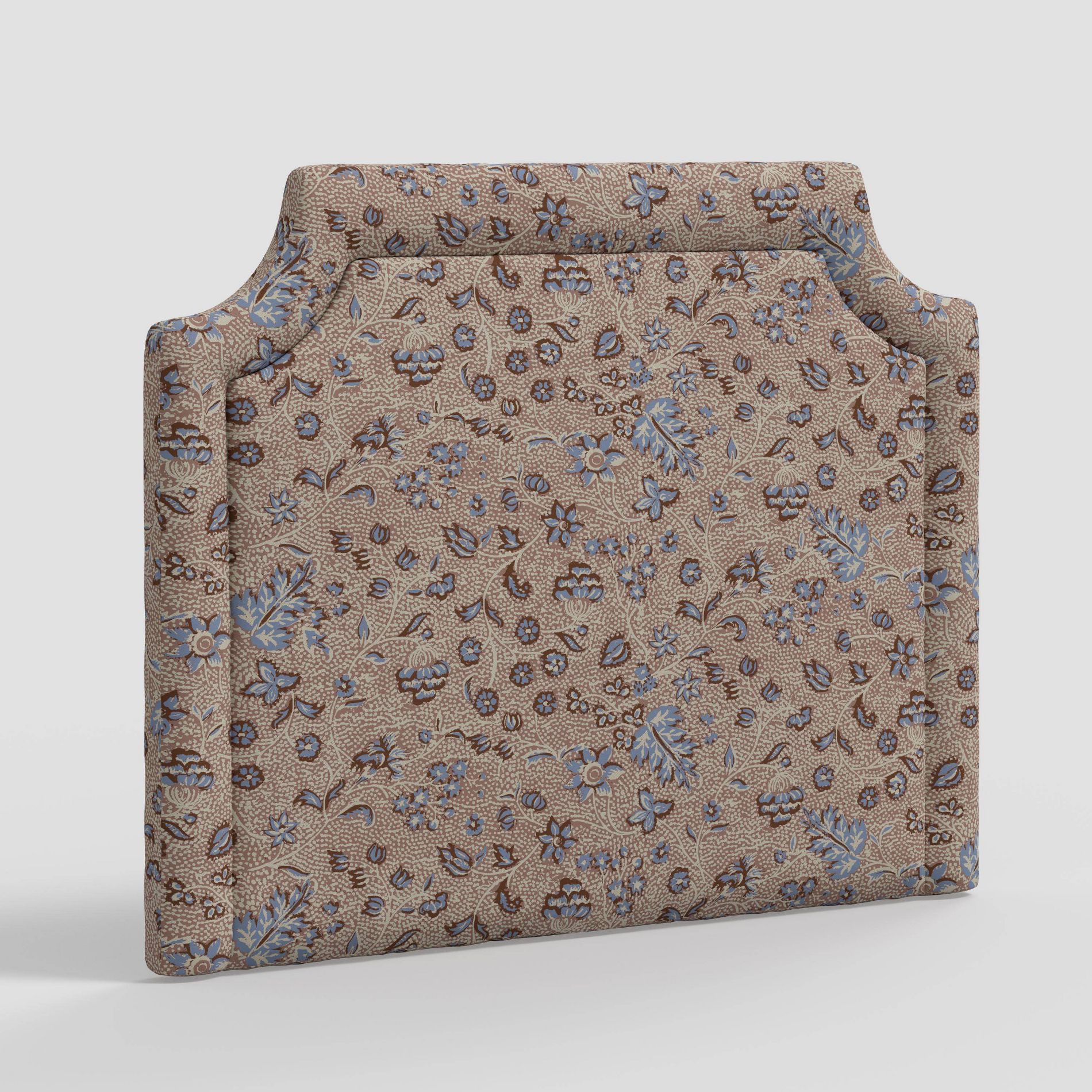 Twin Charlie Notched Border Stick-on-the-Wall Dorm Headboard Vintage Floral - Threshold™