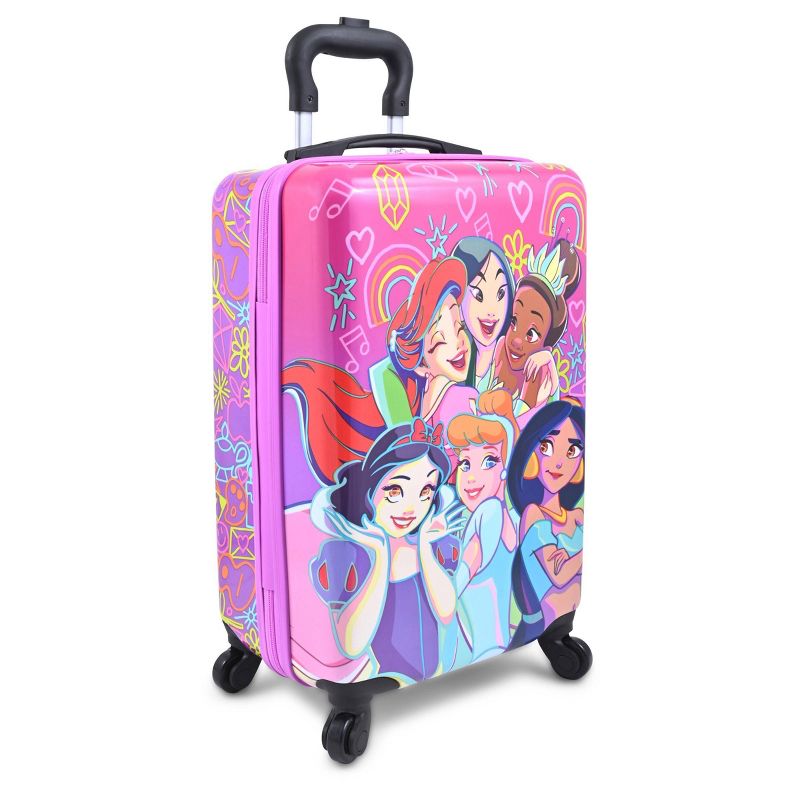 Disney Princess Hardside Carry On Spinner Suitcase - Purple, 3 of 11