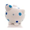 Child To Cherish 7.75 In Blue Multi Dot Bank Polka Piggy Money Saving Decorative Banks - 2 of 4