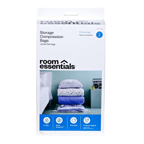 2 Compression Bags Jumbo Clear Room Essentials Target