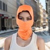 Unique Bargains Quick-drying Ice Silk Solid Color Balaclava Face Mask 1 Pc - 2 of 4