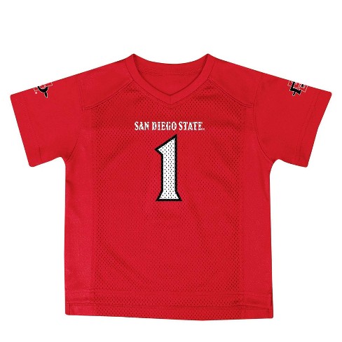 Men's Champion Gray San Diego State Aztecs Football Jersey T-Shirt