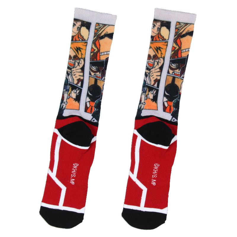 My Hero Academia Socks Anime Manga Men's Athletic Mid-Calf Crew Socks Multicoloured, 2 of 5
