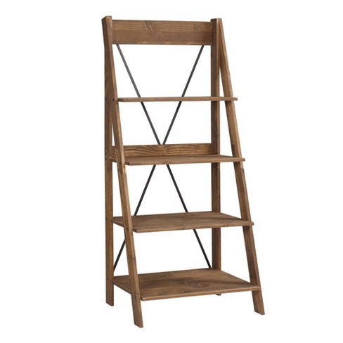 XSSS-ZC Transparent Bookshelf, Shelf, Transparent Folding Ladder,  Multifunctional Bookshelf Ladder, Indoor Bookshelf Ladder, Household Three  Step