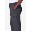 KingSize Men's Big & Tall Fleece Cargo Sweatpants - 4 of 4