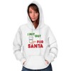 I Put Out For Santa Christmas Cookies Hoodie Sweatshirt Women Men Brisco Brands - 4 of 4