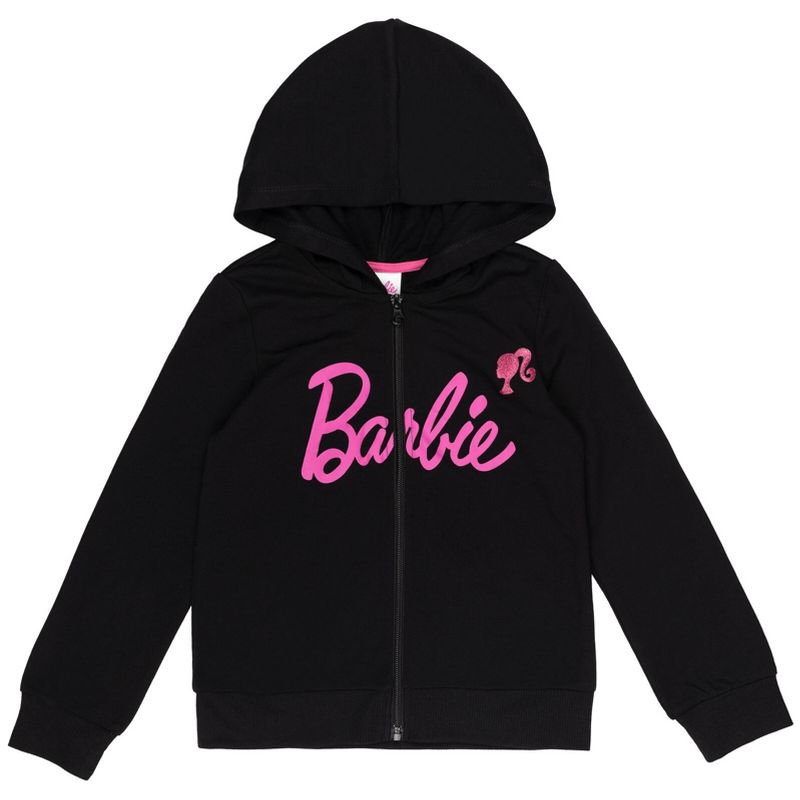 Barbie Girls French Terry Zip Up Hoodie Toddler , 1 of 9