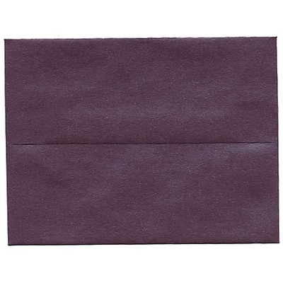 JAM Paper A2 Metallic Invitation Envelopes 4.375 x 5.75 Stardream Ruby Purple GCST604I