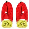 Dr. Seuss GRINCH Who Stole Christmas Character Santa Grinch Slippers (Unisex Adult) Red - 3 of 4