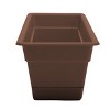 Bloem Dura Cotta Resin Rectangle Window Box Planter with Saucer Tray - 4 of 4