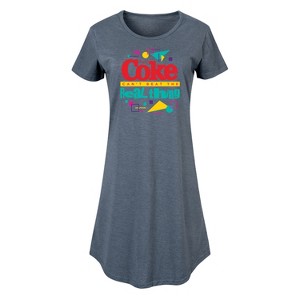 Women's - Coca-Cola - Retro Graphic T-shirt Dress - 1 of 4