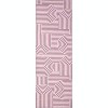 Abstract Washable Area Rug Non-Slip Throw Rug with Rubber Back, Low Pile Stain Resistant Boho Geometric Carpet for Living Room, Bedroom Dining Room - 4 of 4