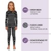 Rocky Thermal Underwear for Girls, Long Johns Fleece Lined Set, Shirt & Pants, Base Layer - 2 of 4