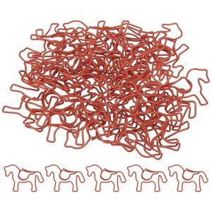 Unique Bargains Animal-Shaped Metal Prevent Tearing Pages Home Office Paper Clip 40 Pcs - 1 of 4