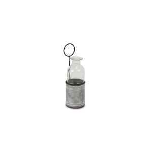 Cheung's Sofia Single Slot Galvanized Metal Jar Holder - 1 of 3