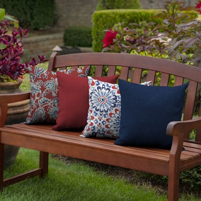 Sapphire Blue 16" Outdoor Throw Pillow Set