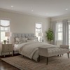 Trademark Global Set of 2 Ceramic Double Gourd Table Lamps White (Includes LED Light Bulb) - Trademark Global : Ivory Shades - 4 of 4