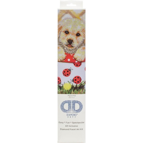 Diamond Dotz Diamond Art Kit 15x19.5-pup In Pot : Target