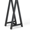 Hawkins Metal/Wood Console Sofa Table Walnut - WyndenHall: Modern Veneer Entryway Furniture with Upholstered Design - 4 of 4