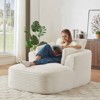 AENKYO Oversized Sleeper Sofa Bed & Cloud Lounge Chair, Corduroy Upholstered Sofa No Assembly Required for Living Room - 3 of 4