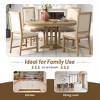 Simple and Modern 4-piece Upholstered Chairs for Living Room - 2 of 4