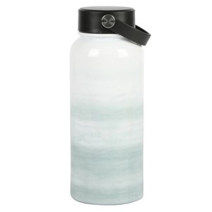 Gibson Home Brampton 30 Ounce Stainless Steel Double Wall Thermal Bottle With Lid - 1 of 4
